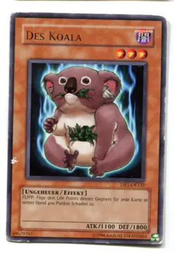 Yu-Gi-Oh! PLAYED/POOR Des Koala Rare deutsch - Image 1