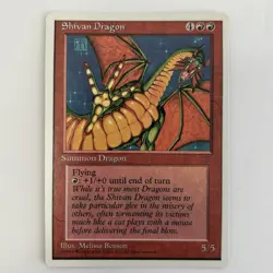 Magic The Gathering 4th Fourth Edition Shivan Dragon MTG TCG CCG Card - Image 2
