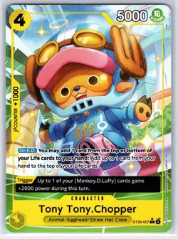 Tony Tony.Chopper (Full Art) ST29-007 Starter Deck 29: Egghead One Piece Foil NM - Image 1