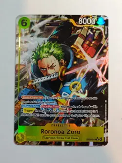 🧭One Piece Roronoa Zoro ST29-014 Alt Art Starter Deck 29 Egghead Card NM🏴‍☠ - Image 1