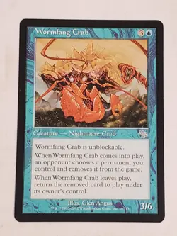 MTG Wormfang Crab (Judgement/Blue/U) - BGM - Image 1