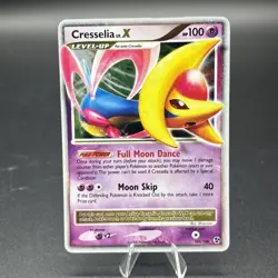 Pokemon Cresselia LV.X Holo Card 103/106 Great Encounters MP Condition - Image 1