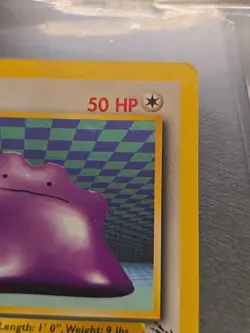 Ditto 18/62 Non Holo Rare Fossil WOTC Vintage Pokemon Card TCG MP - Image 3
