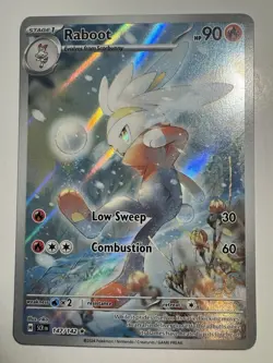 2024 Stellar Crown - Raboot 147/142 Illustration Rare Pokemon Card - Image 3