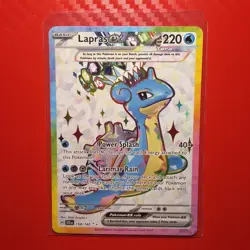 Lapras EX 158/142 Stellar Crown Special Illustration Rare Card - Image 1