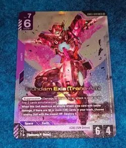 Gundam Exia Trans-Am Foil - GD03-049 - Gundam TCG Card Game - Steel Requiem - Image 1