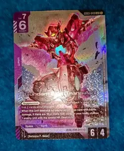 Gundam Exia Trans-Am Foil - GD03-049 - Gundam TCG Card Game - Steel Requiem - Image 3