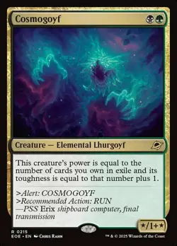 1x Cosmogoyf - Foil NM-Mint, English Edge of Eternities MTG Magic - Image 1