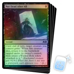 FOIL NOT DEAD AFTER ALL X4 Wilds Of Eldraine WOE Magic MTG MINT CARD - Image 1