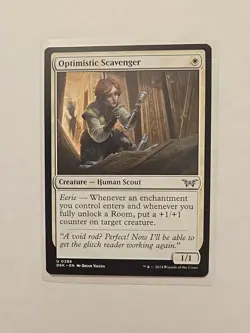 Optimistic Scavenger - Duskmourn - LP - Uncommon - Creature - Image 1
