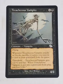MTG Treacherous Vampire (Judgement/Black/U) - BGM - Image 1