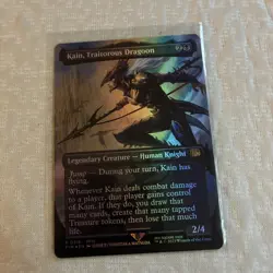 Kain, Traitorous Dragoon (Borderless) Final Fantasy Foil - Image 1