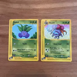 Gloom 78/165 Uncommon Expedition Base Set Pokemon With Oddish 122/165 - Image 1