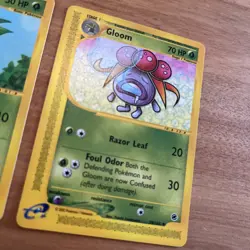 Gloom 78/165 Uncommon Expedition Base Set Pokemon With Oddish 122/165 - Image 3