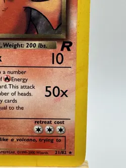 Pokemon TCG Dark Charizard 21/82 Team Rocket Non Holo Vintage Card - Image 3