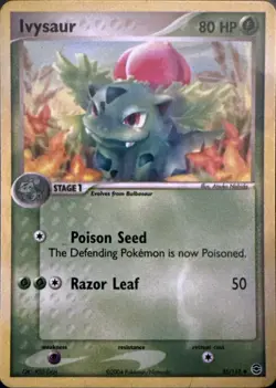 Ivysaur 35/112 Uncommon FireRed & LeafGreen Pokemon Lightly Played - Image 1