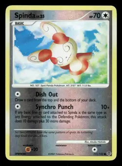 Spinda 111/132 Secret Wonders SW Reverse Holo MP - Image 2