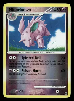 Nidorino 57/132 Secret Wonders SW Reverse Holo MP - Image 2