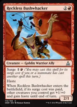 Reckless Bushwhacker - Light Play MTG Oath of the Gatewatch - Image 1