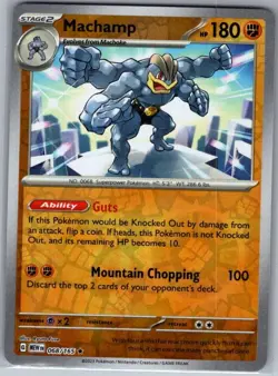 Machamp 068/165 Reverse Holo SV: Scarlet & Violet 151 - Pokemon Card - NM - Image 1