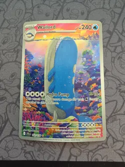 Pokemon: Wailord #162/159 Journey Together Holo Rare 2025 - MINT - H71 - Image 1