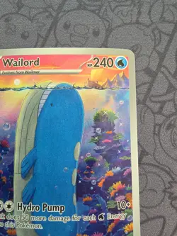 Pokemon: Wailord #162/159 Journey Together Holo Rare 2025 - MINT - H71 - Image 4