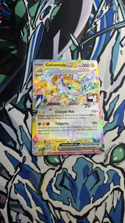 Galvantula EX 051/142 Prize Pack Series Play Stamped Pokemon Card - Image 1