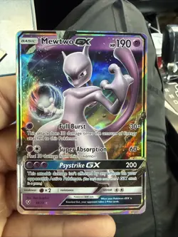 Pokemon Mewtwo 39/73 Shining Legends Ultra Rare NM - Image 1