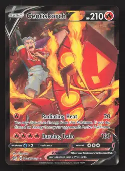 Centiskorch V TG14/TG30 Lost Origin Trainer Gallery V Rare Holo Pokemon NM - Image 1
