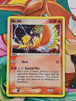 Pokemon! Ho-Oh 27/115 Unseen Forces Cosmos Holo! Near Mint - Light Play! - Image 1