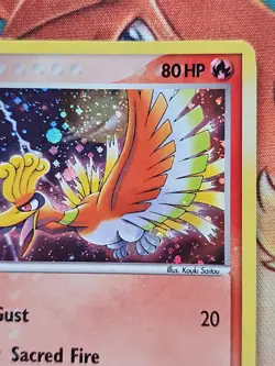 Pokemon! Ho-Oh 27/115 Unseen Forces Cosmos Holo! Near Mint - Light Play! - Image 3