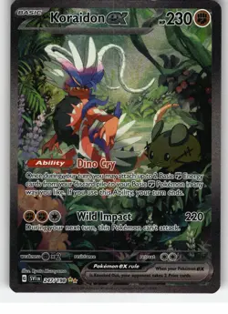 Koraidon ex 247/198 Special Illustration Rare Scarlet & Violet Pokemon Near Mint - Image 1