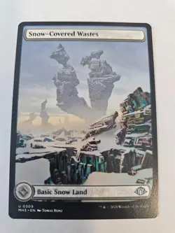MTG - Snow-Covered Wastes Full Art- Modern Horizons 3 - Image 1