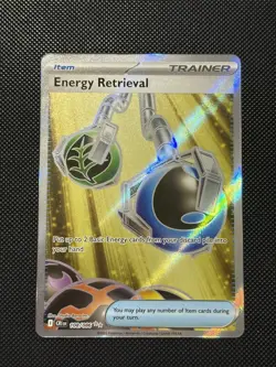 Pokemon Chaos Rising - Energy Retrieval - 108/086 - Full Art Rare - M/NM - Image 2