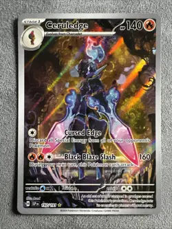 Pokemon TCG Surging Sparks Ceruledge 197/191 Illustration Rare Holo NM - Image 1