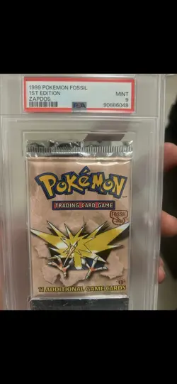 1999 Pokemon Fossil 1st Edition PSA 9 Mint - Image 1