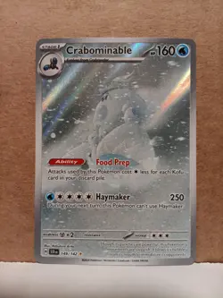 Pokemon Stellar Crown #149/142 Crabominable - Near Mint - Image 1