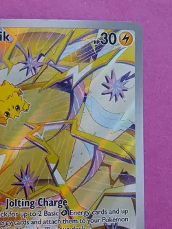 Pokemon Scarlet & Violet Stellar Crown Joltik 150/142 Illustration Rare - Image 3