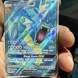 Pokemon TCG Gyarados GX 101/111 SM Crimson Invasion Ultra Rare Holo Full Art - Image 1