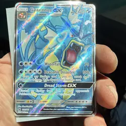 Pokemon TCG Gyarados GX 101/111 SM Crimson Invasion Ultra Rare Holo Full Art - Image 2