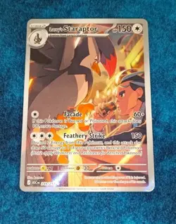 Pokemon TCG Ascended Heroes LARRY'S STARAPTOR 249/217 Illustration Rare English - Image 2