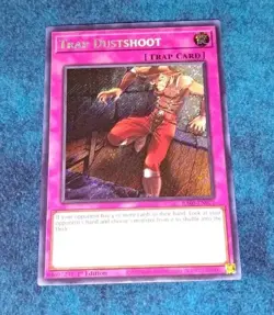 Yu-Gi-Oh! 1x Trap Dustshoot RA05-EN077 Secret Rare 1st Ed NM English - Image 1