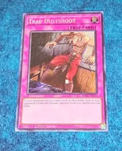 Yu-Gi-Oh! 1x Trap Dustshoot RA05-EN077 Secret Rare 1st Ed NM English - Image 3