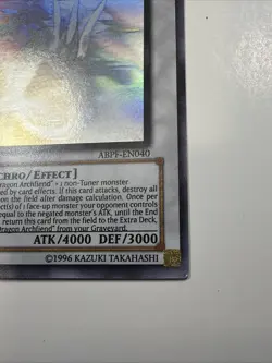 2010 Yu-Gi-Oh! ABPF-EN040 1st Edition Majestic Red Dragon Ghost Rare - Image 3