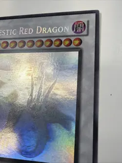 2010 Yu-Gi-Oh! ABPF-EN040 1st Edition Majestic Red Dragon Ghost Rare - Image 4