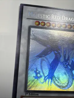 2010 Yu-Gi-Oh! ABPF-EN040 1st Edition Majestic Red Dragon Ghost Rare - Image 5
