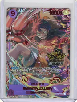 Monkey D. Luffy OP09-119 SEC One Piece 3rd ANNIVERSARY SET English - Image 1