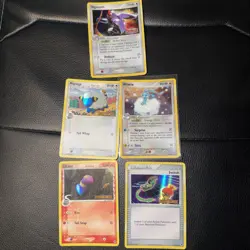 Vintage Lot Of 5 Pokemon Holo Cards HP/ Heavily Played - Image 1