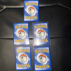 Vintage Lot Of 5 Pokemon Holo Cards HP/ Heavily Played - Image 2