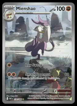 Pokemon Cards Mienshao 134/086 White Flare Illustration Rare NM - Image 1